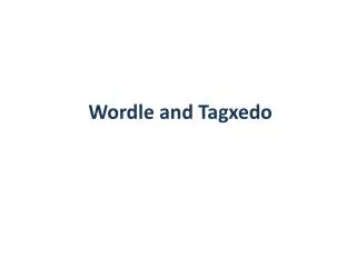 wordle and tagxedo