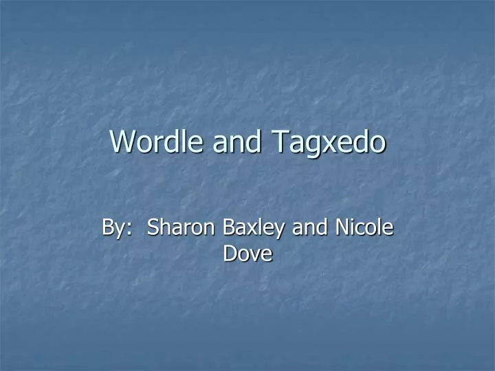 wordle and tagxedo
