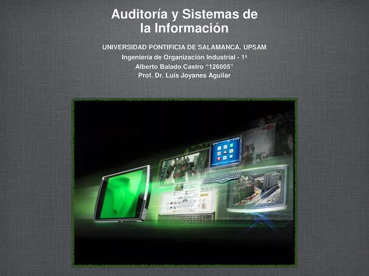 auditor a y sistemas de la informaci n