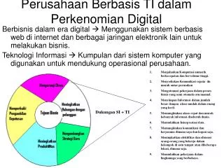 perusahaan berbasis ti dalam perkenomian digital