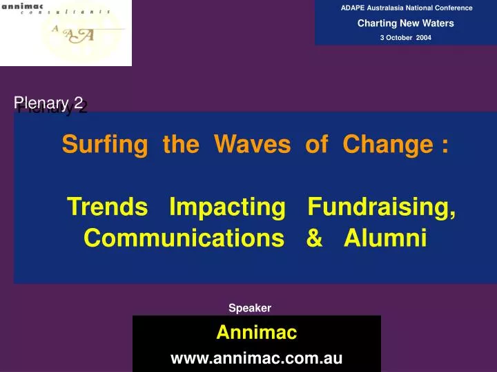 surfing the waves of change trends impacting fundraising communications alumni