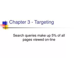 Chapter 3 - Targeting