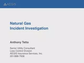 Natural Gas Incident Investigation