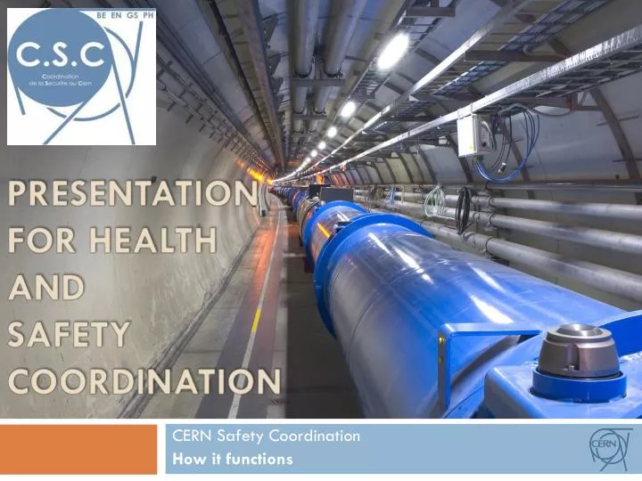 presentation for health and safety coordination