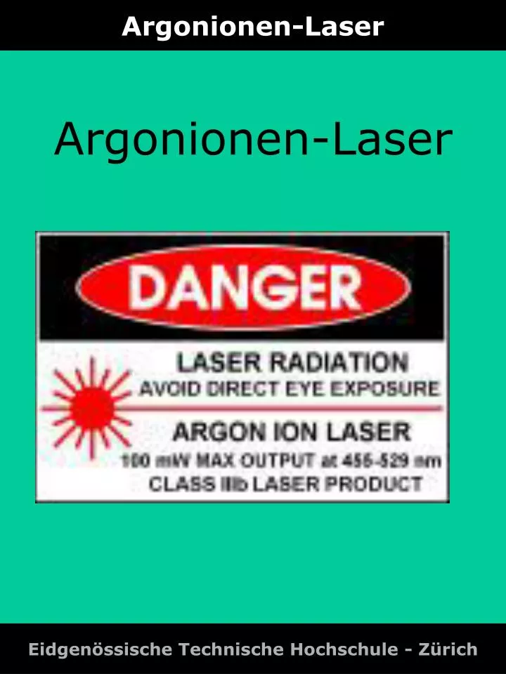 argonionen laser