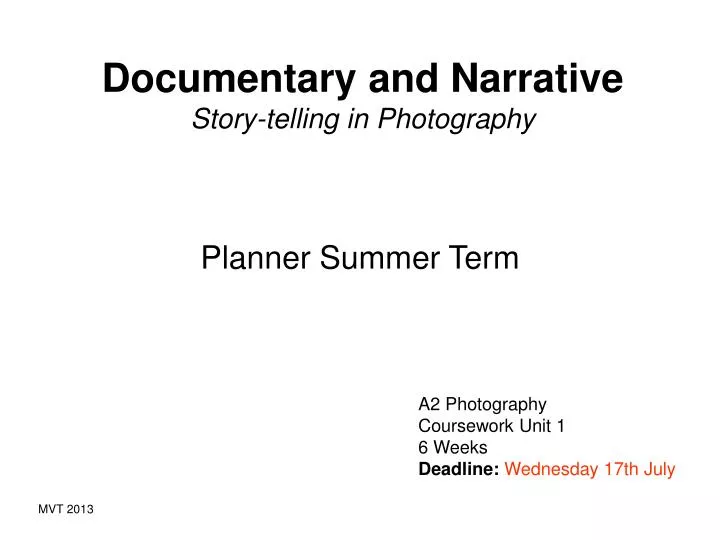 documentary and narrative story telling in photography