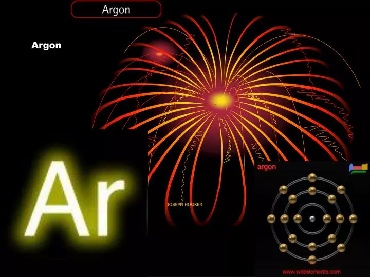 Pictures, stories, and facts about the element Argon in the Periodic Table
