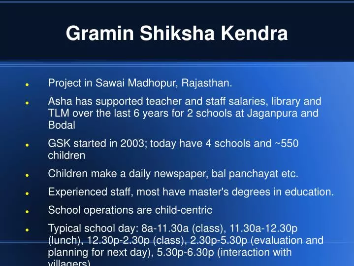 gramin shiksha kendra