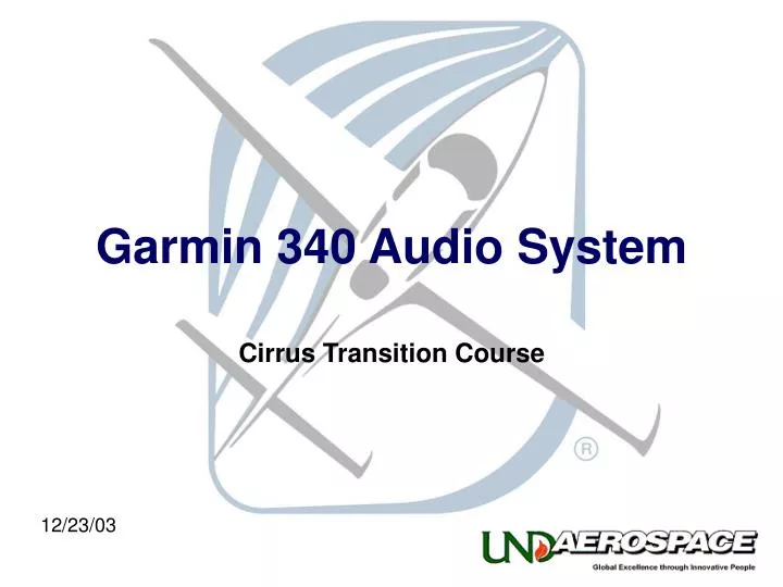 garmin 340 audio system