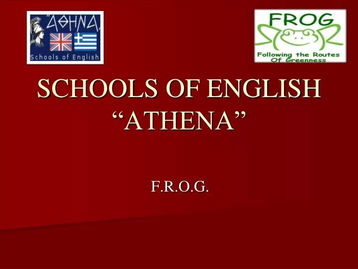 schools of english athena