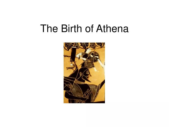 the birth of athena