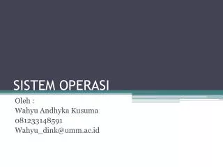 sistem operasi