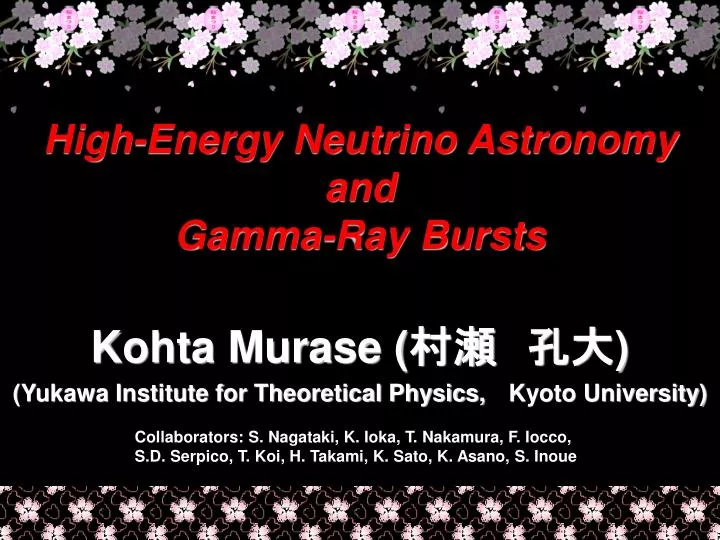 high energy neutrino astronomy and gamma ray bursts