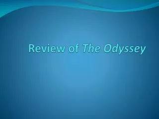 Review of The Odyssey