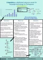 Linguateca: Portuguese Language Technology Resources and Evaluation - slide 1
