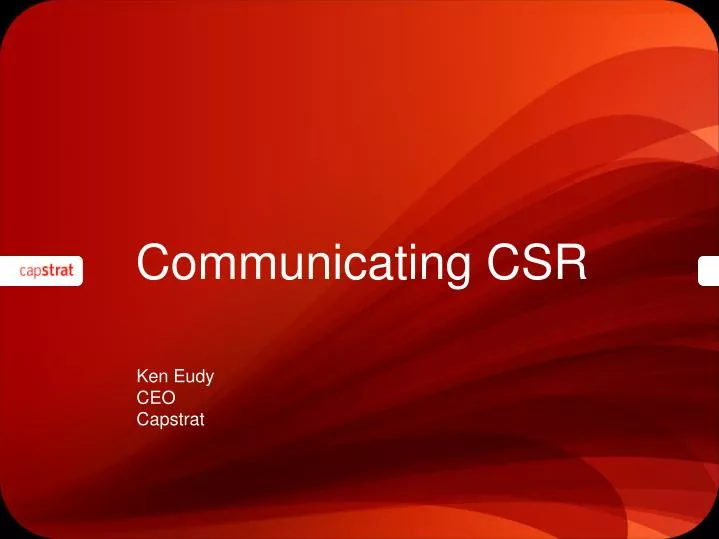 communicating csr