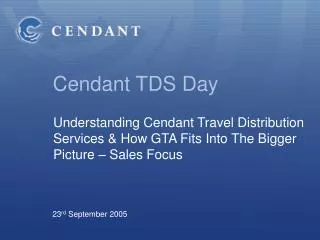 Cendant TDS Day