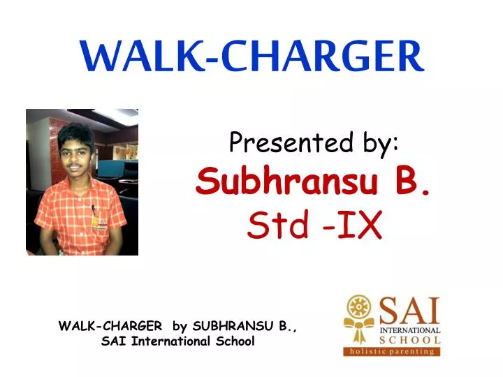 walk charger