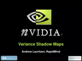 Variance Shadow Maps