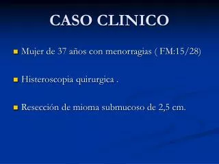 caso clinico