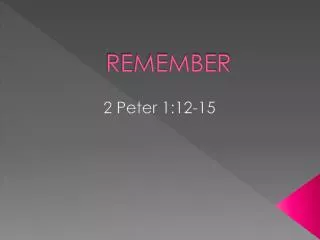 remember