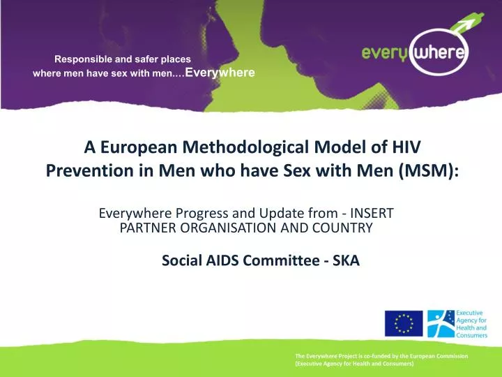 a european methodological model of hiv prevention in men who have sex with men msm