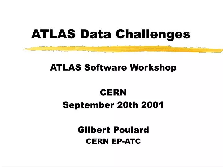 atlas data challenges