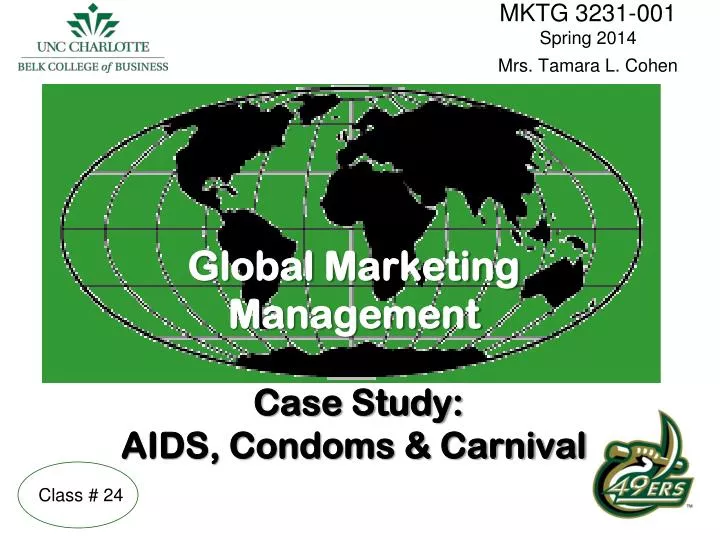 global marketing management case study aids condoms carnival