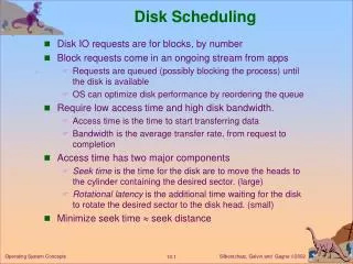 Disk Scheduling