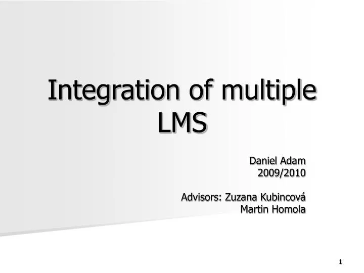 integration of multiple lms