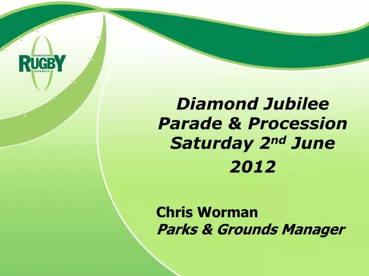 diamond jubilee parade procession saturday 2 nd june 2012