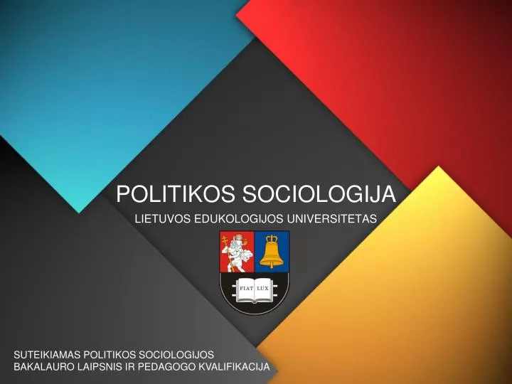 politikos sociologij a