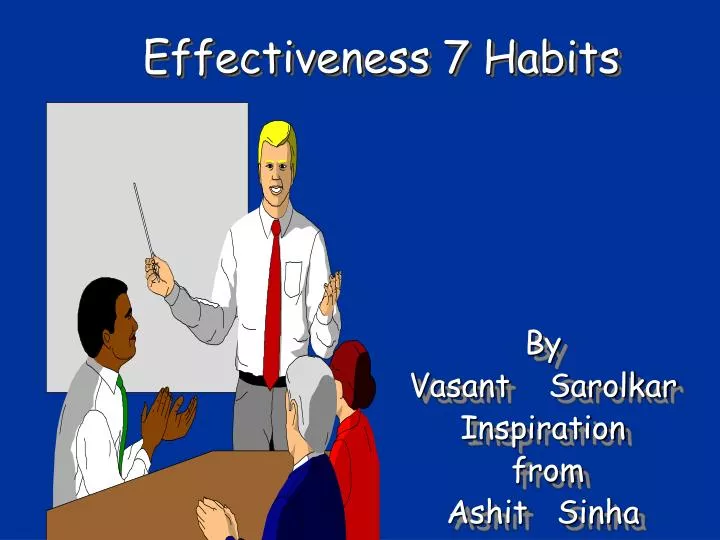 effectiveness 7 habits