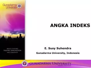 e susy suhendra gunadarma university indonesia