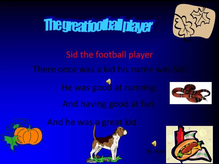 sid the football player