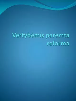 vertyb mis paremta reforma