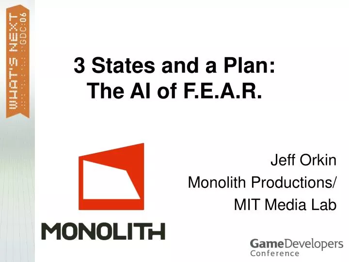3 states and a plan the ai of f e a r