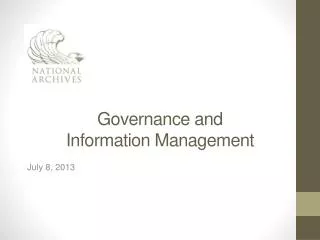 Governance and Information Management