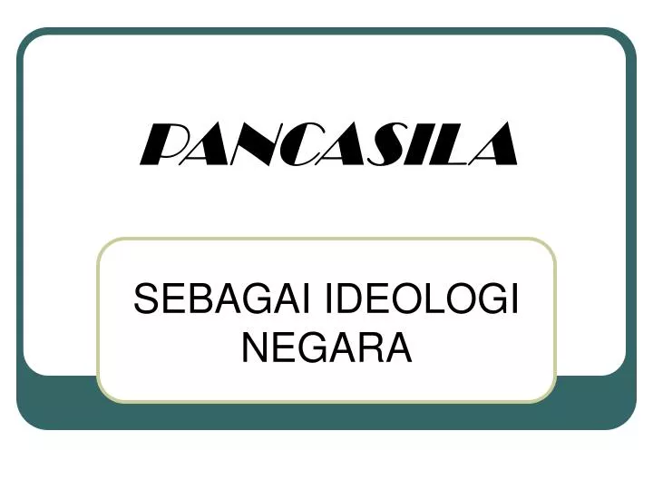 pancasila