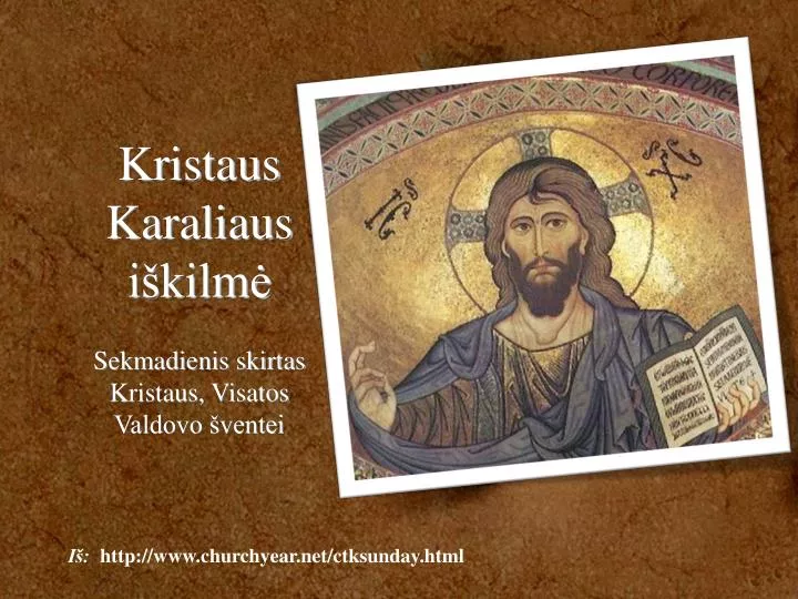 kristaus karaliaus i kilm