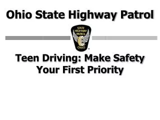 Teen Driving: Make Safety Your First Priority