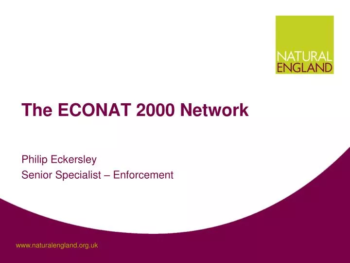 the econat 2000 network