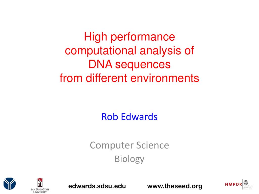 PPT - High-Performance Analysis of DNA Sequences from Various ...