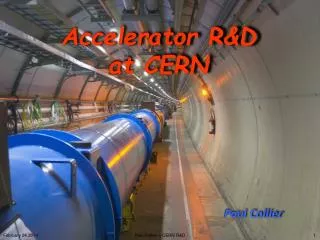 Accelerator R&amp;D at CERN