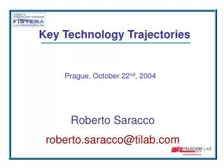 Key Technology Trajectories