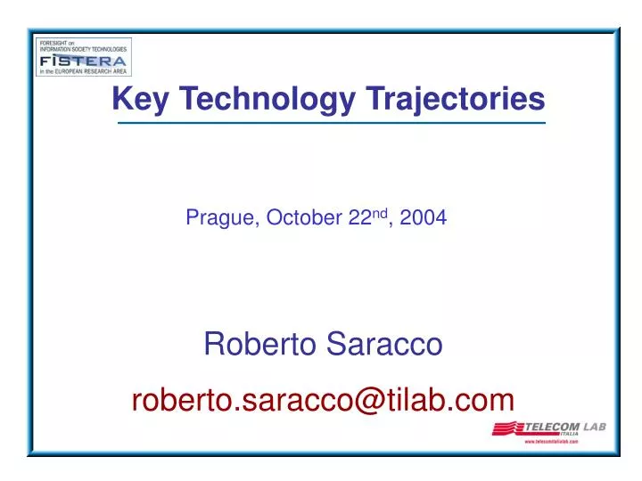 key technology trajectories