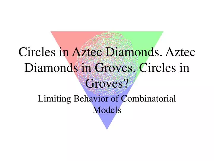 circles in aztec diamonds aztec diamonds in groves circles in groves