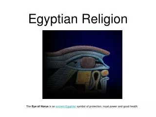 Egyptian Religion