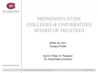 MINNESOTA STATE COLLEGES &amp; UNIVERSITIES BOARD OF TRUSTEES