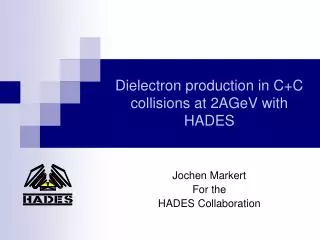 Dielectron production in C+C collisions at 2AGeV with HADES